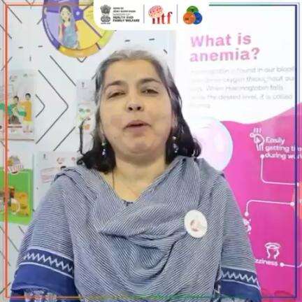 Dr. Zoya Ali Rizvi,takes the stage at #OneHealth Pavilion of #IITF2024, championing the Anemia Mukt Bharat mission.