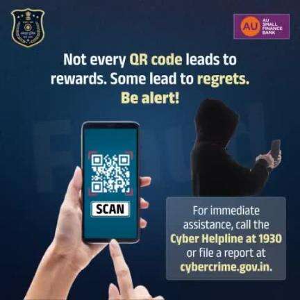 साइबर ठगी के मामलों में तुरंत मदद के लिए 1930 पर कॉल करें या cybercrime.gov.in पर शिकायत दर्ज करें। #Jaipurpolice