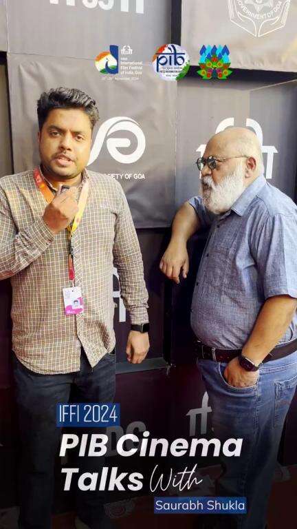 Actor #SaurabhShukla shared his experience at the #IFFI55 and expressed his happiness at being a part of #IFFI2024!