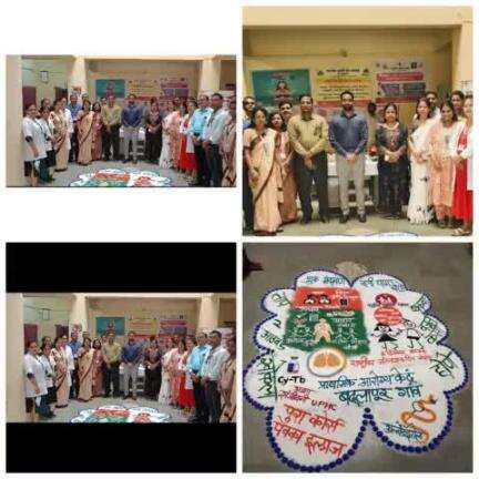 प्राआ केंद्र बदलापूर येथे क्षयरोग CYTB टेस्ट या मोहिमेच उद्घाटन जिप ठाणे सीईओ मा श्री रोहन घुगे सर यांच्या हस्ते संपन्न.