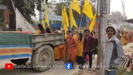 #videos गायत्री मंदिर को लेकर कलश यात्रा निकाला गया aapki Yatra mangalmay Ho Jaynagar #kalas #viral@