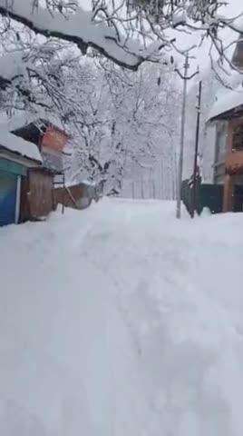 Defying the snowstorm, delivering services! VLE Sheikh Intikhab Alam's CSC centre at Halsidar, Anantnag is a shining example of dedication
 #CSC #DigitalIndia