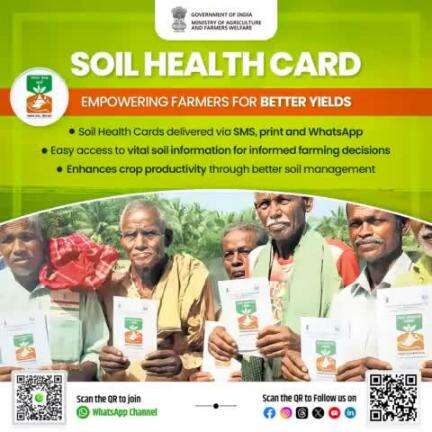 Empowering Farmers for Better Yield!

Soil Health Cards are now delivered through SMS, print and WhatsApp for easy access to essential soil related data & information. #agrigoi #soildhealthcard #soilmanagement