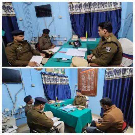आज दिनांक 14.01.2025 को पुलिस अधीक्षक महोदय सिवान द्वारा मुफ्फसिल थाना में मुफ्फसिल,दरौली, नगर, मैरवा एवं दारौंदा थाना अंतर्गत लंबित कांडों के त्वरित निष्पादन हेतु समीक्षा बैठक की गई एवं आवश्यक दिशा निर्देश दिए गए।
.
.