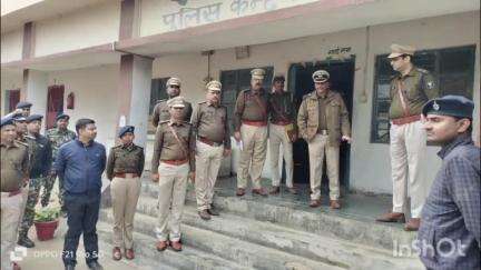 अरवल: आईजी क्षत्रनील सिंह ने जिंदपुरा पुलिस केंद्र का किया निरीक्षण