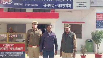 सहावर: नौपती गांव का वारंटी युवक पुलिस ने किया गिरफ्तार