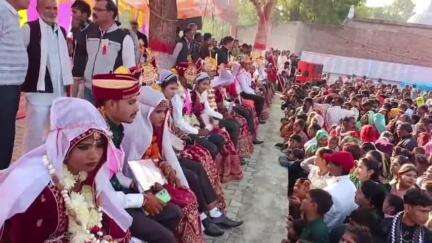 छीपाबड़ोद: चौथ माता मंदिर पर आयोजित सर्वजातीय सामूहिक विवाह सम्मेलन में 12 जोड़े शादी के बंधन में बंधे