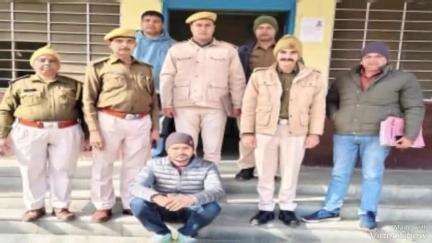 भरतपुर: सेवर थाना पुलिस ने कंपनी के तार चोरी के मामले में एक और आरोपी को किया गिरफ्तार