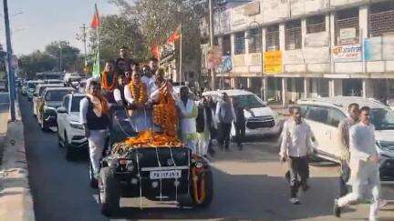 नवनियुक्त भाजपा जिला अध्यक्ष सुन्दर लाल शाह का सिंगरौली जिले में जगह जगह पर सुरक्षा व्यवस्था के बीच हुआ स्वागत !