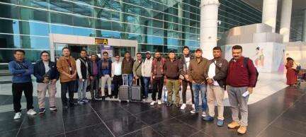 Fourteen journalist from the North East states are on a 3 day media tour to #MahaKumbhMela in Prayagraj, UP from today. Manipur is being represented by Sagolsem Bigyan of The People’s Chronicle and S Saratchandra Sharma of The Sangai Exp