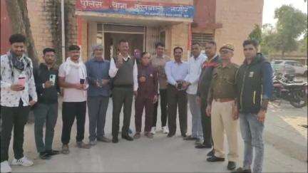 #SP Office Nagaur :- "ऑपरेशन साइबर शील्ड’’ अभियान के दौरान CEIR PORTAL पर ट्रेस गुम 97 मोबाईल (लगभग 22 लाख रूपये के) बरामद कर मालिकों को लौटाये गये।