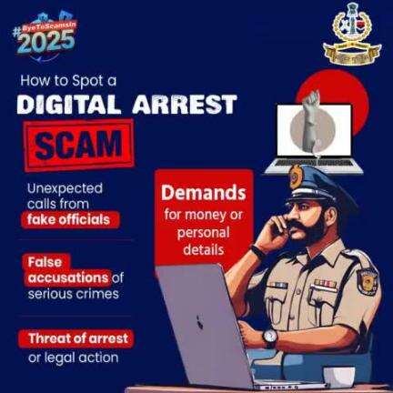 #सीकर 
🔺 How to spot a DIGITAL ARREST SCAM...
Dial 1930
#cyberAwareness 
#TeamSikarPolice