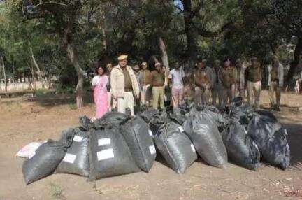 एन.डी.पी.एस. एक्ट के मादक पदार्थाें का निस्तारण ।