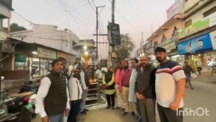 मनेंद्रगढ़ ब्लॉक कांग्रेस कमेटी ने राष्ट्रपिता महात्मा गांधी की पुण्यतिथि पर श्रद्धांजलि सभा का आयोजन किया