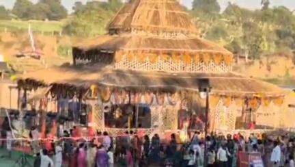 उदयपुरा: मां खेरापति दरबार देवी प्राण प्रतिष्ठा, देवी भागवत महायज्ञ में तीन ज़िलों के नागरिक दर्शन के लिए पहुंच रहे