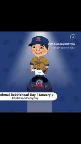 7 January National Bobblehead Day#educationsystem