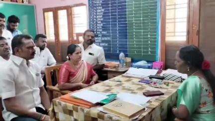 ஏற்காடு: ஏற்காட்டில் பள்ளி மாணவி பாலியல் துன்புறுதலுக்கு உள்ளான சம்பவம் எதிரொலி..ஏற்காடு எம்எல்ஏ  சித்ரா சம்பந்தப்பட்ட பள்ளியில் ஆய்வு