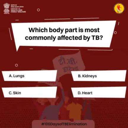 #100DaysofTBElimination | Comment your answer below!