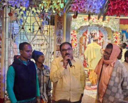 আমতা ১: উত্তর গাজীপুর বারোয়ারি শ্মশান কালী মাতার বাৎসরিক পূজা অনুষ্ঠানে উপস্থিত আমতার বিধায়ক