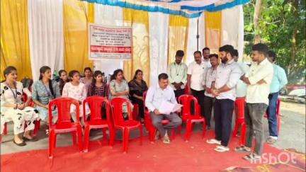 ಕಾರ್ಕಳ: ಹೆಬ್ರಿ ತಾಲೂಕು ಆಡಳಿತ ಸೌಧದ ಬಳಿ ನಡೆಯುತ್ತಿದ್ದ ಗ್ರಾಮ ಆಡಳಿತ ಅಧಿಕಾರಿಗಳ ಮುಷ್ಕರ, ಸ್ಥಳಕ್ಕೆ ಶಾಸಕ ಸುನಿಲ್ ಕುಮಾರ್ ಭೇಟಿ