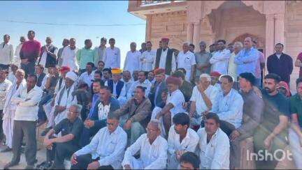 जायल: वीर तेजाजी गौरव यात्रा का कठौती में स्वागत, सोमवार को शाम करीब पांच बजे जायल व कठौती गांव में किया गया स्वागत