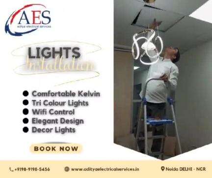 Find the best fancy light installation in Noida for decorative lighting solutions.