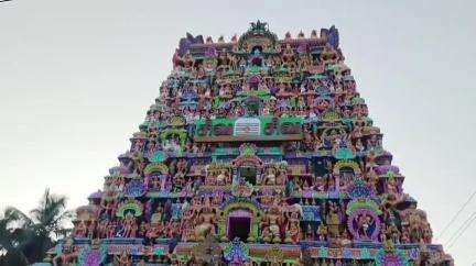 திருவையாறு: ஐயாரப்பர் கோவிலில் தமிழக முதலமைச்சரின் மனைவி துர்கா ஸ்டாலின் சுவாமி தரிசனம்