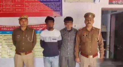 सासनी: पुलिस ने चेकिंग के दौरान सहजपुरा पुलिया चौकी क्षेत्र देदामई के पास से 2 अभियुक्तों को गांजा के साथ किया गिरफ्तार