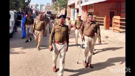 नागौर पुलिस ने सड़कों पर अतिक्रमण के खिलाफ की कार्रवाई