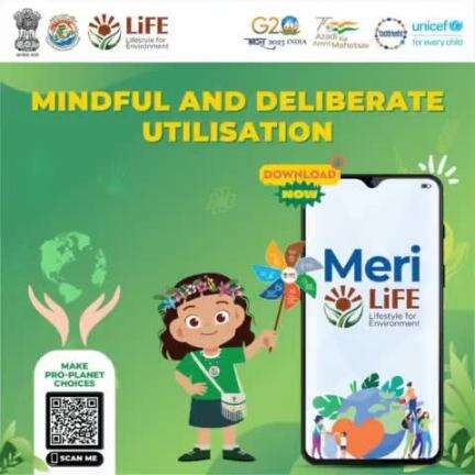 लाइफ एप्लिकेशन डाउनलोड करें।Download "Meri LiFE" application. #MissionLiFE #ChooseLiFE
#railminindia 
#gmblw