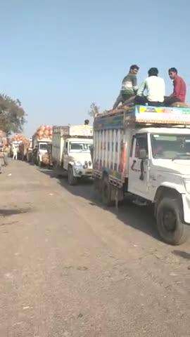 Mohanpura mandi road jam