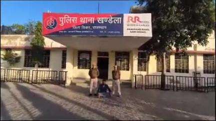 श्रीमाधोपुर: खंडेला पुलिस ने 2 साल से फरार शातिर बदमाश को किया गिरफ्तार