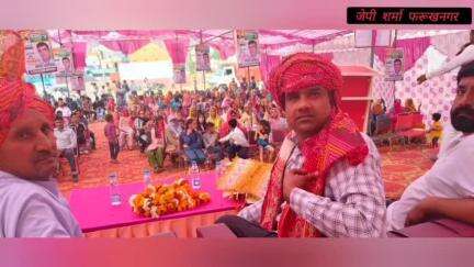 जनता ने मेरा साथ दिया तो सभी सुविधाएं उपलब्ध कराई जाएगी:- चेयरमैन प्रत्याशी भाई धर्मेंद्र।