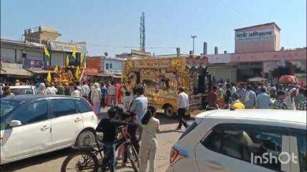 बाड़ी: नगर में धूमधाम से मनाई गई संत बाबा गाडगे की जयंती, निकली भव्य रैली
