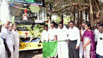 செந்துறை: மாவட்டத்தின் பல்வேறு பகுதிகளில் புதிய பேருந்து வழித்தடங்களை போக்குவரத்து துறை அமைச்சர் தொடங்கிவைப்பு