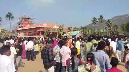 வாழப்பாடி: வெள்ளாள குண்டம் பகுதி உயரமான 45 அடி உயர மகா அதிகார நந்தி கோவில் கும்பாபிஷேகம்