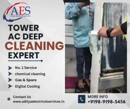 Tower ac Deep cleaning expert in Noida at your doorstep.our company providing all types ac service