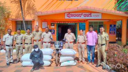 ಸಿದ್ಧಾಪುರ: ಕೋಲಸಿರ್ಸಿಯಲ್ಲಿ ಅಡಿಕೆ ಕಳ್ಳತನ ಮಾಡಿದ್ದ ಆರೋಪಿಯ ಬಂಧನ : 45 ಕೆಜಿ ಅಡಿಕೆ ವಶಕ್ಕೆ