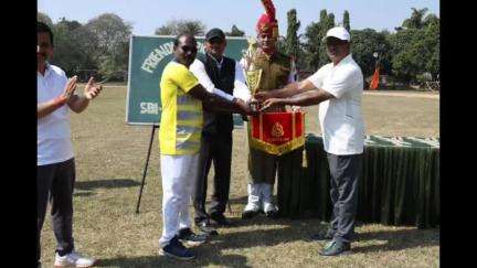 কৃষ্ণনগর ২: ধুবুলিয়া BSF ক্যাম্পে BSF এর পক্ষ থেকে প্রীতি ক্রিকেট টুর্নামেন্টের আয়োজন