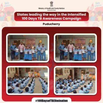 Schools in Puducherry are leading the way in TB awareness!