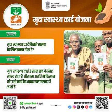 जानें मृदा स्वास्थ्य कार्ड कितने समय के लिए मान्य होता है।
#agrigoi #didyouknow #SoilHealthCard #SoilHealth