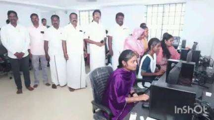 செந்துறை: ஒன்றிய திமுக அலுவலகத்தில் கலைஞர் கணினி இலவச பயிற்சி மையம் திறப்பு- அமைச்சர் சிவசங்கர் பங்கேற்பு