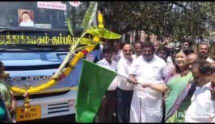 குன்னம்: 22 ஆண்டுகால கனவு நிறைவேற்றம்- சின்னவெண்மணிக்கு புதிய பேருந்து வசதியை அமைச்சர் சிவசங்கர் தொடங்கி வைத்தார்