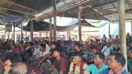 কাঞ্চনপুর: আনন্দবাজারে আয়োজিত IPFT দলের যোগদান সভায় ৪৯০ জন ভোটার IPFT দলে যোগদান করে