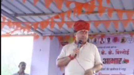धोरीमन्ना: राज्य मंत्री के के विश्नोई ने मांगता गांव का दौरा किया, आमजन से हुए रूबरू