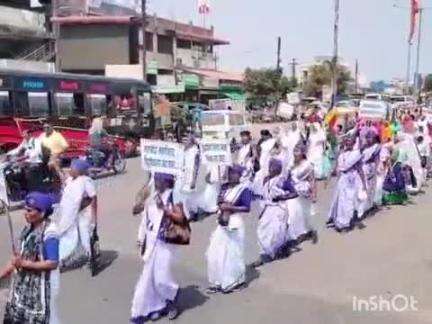 चिमूर: बुद्धगया महाबोधी महाविहार मुक्तीसाठी चिमूरात भव्य मोर्चा
