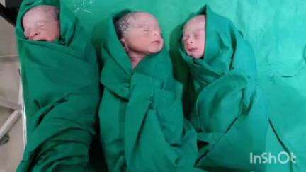 मानगाव: 23 वर्षीय महिलेने दिला चक्क तीन बाळांना जन्म… डॉक्टरांच्या टीमने केली नैसर्गिक प्रसुती…माता व बालके सुखरूप…