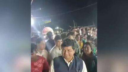 খড়গ্রাম: জমুনি গ্ৰামের পাটনেশ্বী মায়ের পূজায় উপস্থিত বিধায়ক