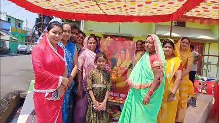 पिथौरा: पिथौरा के राजिम भक्तिन माता चौक में साहू समाज ने मनाई माता कर्मा की जयंती