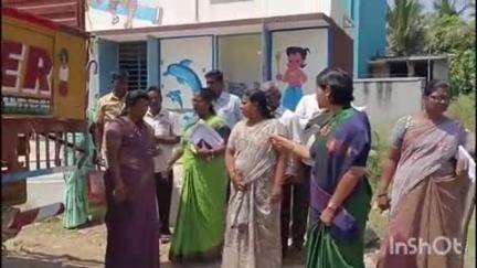 நெமிலி: கரிவேடு கிராமத்தில் லாரி ஓட்டுநரை கடுமையாக எச்சரித்த மாவட்ட ஆட்சியர்